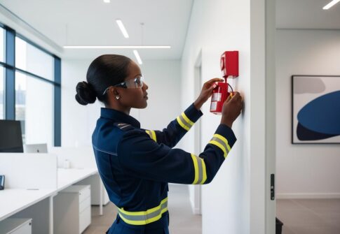 High-Rise Office Complex Fire Safety Installation